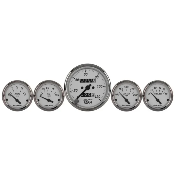 Auto Meter American Platinum Gauge Set – 1901