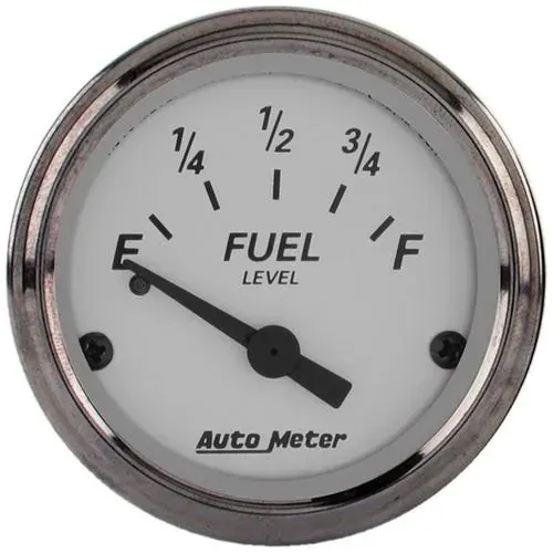 Auto Meter American Platinum 2-1/16 Inch Fuel Level Gauge – 1904