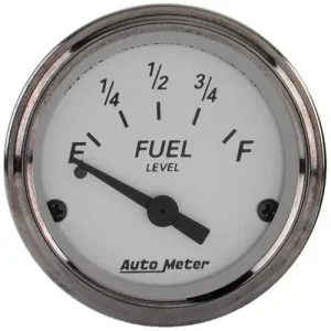 Auto Meter American Platinum 2-1/16 Inch Fuel Level Gauge – 1907