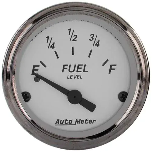 Auto Meter American Platinum 2-1/16 Inch Fuel Level Gauge – 1907