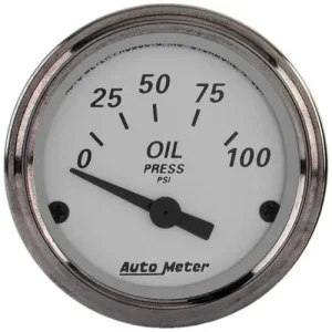 Auto Meter American Platinum 2-1/16 Inch Oil Pressure Gauge – 1928