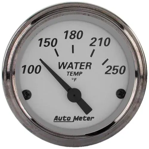 Auto Meter American Platinum 2-1/16 Inch Coolant Temperature Gauge – 1938