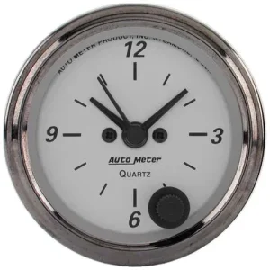 Auto Meter American Platinum 2-1/16 Inch Clock – 1986
