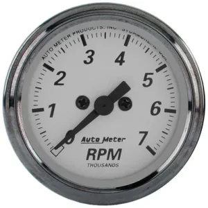 Auto Meter American Platinum 2-1/16 Inch Tachometer – 1994