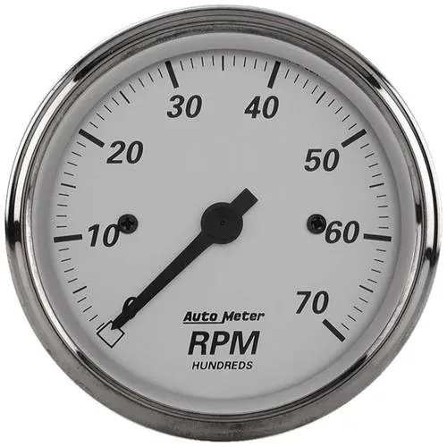 Auto Meter American Platinum 3-3/16 Inch Tachometer Gauge – 1995