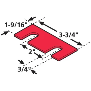 Specialty Products Thickness: 1/32 Inch Tandem Shim – 35020