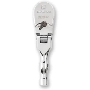 Gearwrench 81212P 3/8″ 120Xp Full Polish Stubby Flex Teardrop Ratchet