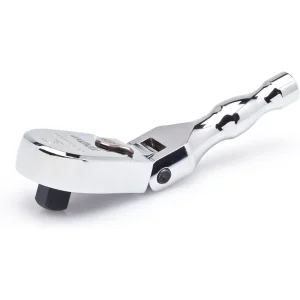 Gearwrench 81212P 3/8″ 120Xp Full Polish Stubby Flex Teardrop Ratchet - view 2