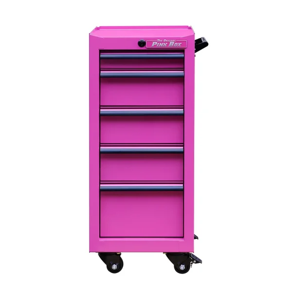 The Original Pink Box Pink 16″ Rolling Salon/Tool Cart (PB1605R)