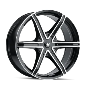 Mazzi Stilts 371 Gloss Black Machined Wheels
