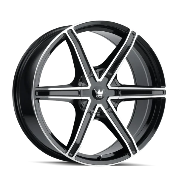 Mazzi Stilts 371 Gloss Black Machined Wheels