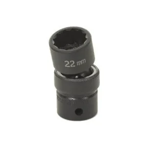 Grey Pneumatic 15Mm X 12 Point Short 1/2″ Drive Universal Impact Socket (2115UM)