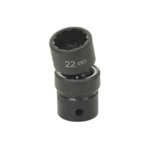 Grey Pneumatic 15Mm X 12 Point Short 1/2″ Drive Universal Impact Socket (2115UM)