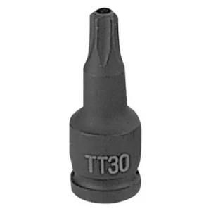 Grey Pneumatic 1/4″ Drive T9 Torx (Tr) Impact Bit Socket (909TT)