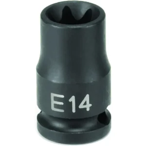 Grey Pneumatic 3/8″ Drive E7 External Torx Standard Impact Socket (1107ET)