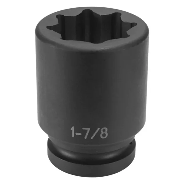 Grey Pneumatic 1″ Drive 2″ 8-Point Deep Impact Socket (4564SD)