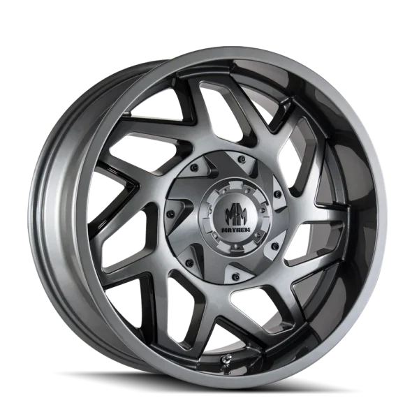 Mayhem Hatchet 8106 Gloss Gunmetal Wheels