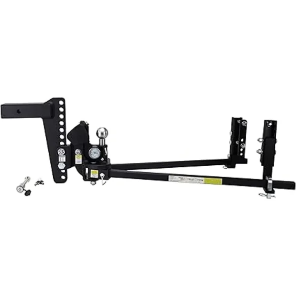 Weigh Safe True Tow Heavyweight Hitch 10″ Drop, 2.5″ Shank, 18.5K GTWR (WSFTTHW10-2.5-KA)
