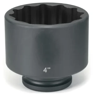 Grey Pneumatic 2-1/4″ X 12 Point Short 1-1/2″ Drive Impact Socket (6272R)
