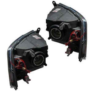 Oracle Lighting 2009-2012 Dodge RAM Non-Sport Pre-Assembled LED Halo Headlights – (Black Housing) (8180-001) - view 2