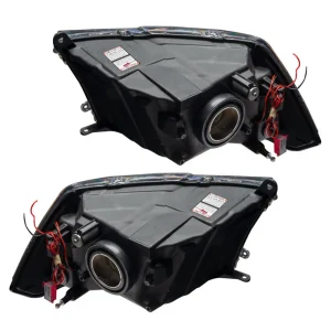 Oracle Lighting 2009-2012 Dodge RAM Non-Sport Pre-Assembled LED Halo Headlights – (Black Housing) (8180-001) - view 3