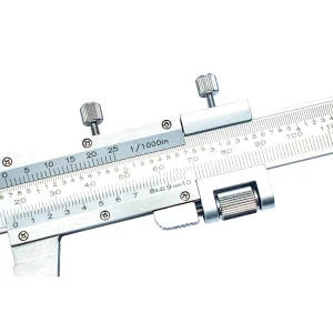 DASQUA 0-200MM / 0-8″ STAINLESS STEEL VERNIER CALIPER WITH FINE ADJUST (1490-7010) - view 3