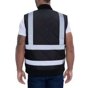 Utility Pro Enhanced Visibility Warm Up Insulated Safety Vest with Reflective Lining - view 2