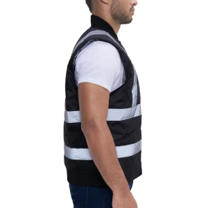 Utility Pro Enhanced Visibility Warm Up Insulated Safety Vest with Reflective Lining - view 3