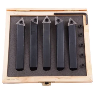 HHIP 1/2″ 5 PIECE INDEXABLE CARBIDE TURNING TOOL SET (2003-0003) - view 3