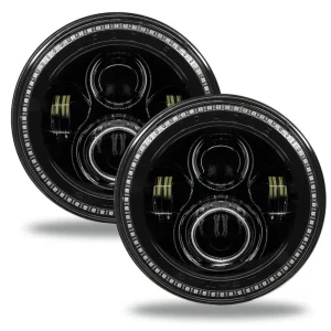 Oracle Lighting Jeep Wrangler JL Gladiator JT 7″ LED Headlights ColorSHIFT® (5769J-332) - view 3