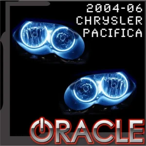 Oracle Lighting 2004-2006 Chrysler Pacifica LED Headlight Halo Kit (2230-001, 2230-002, 2230-007, 2230-330, 2230-333,...