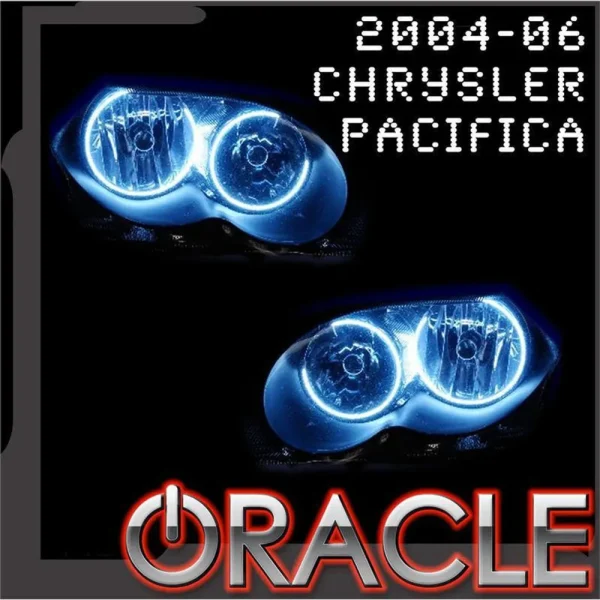 Oracle Lighting 2004-2006 Chrysler Pacifica LED Headlight Halo Kit (2230-001, 2230-002, 2230-007, 2230-330, 2230-333,...