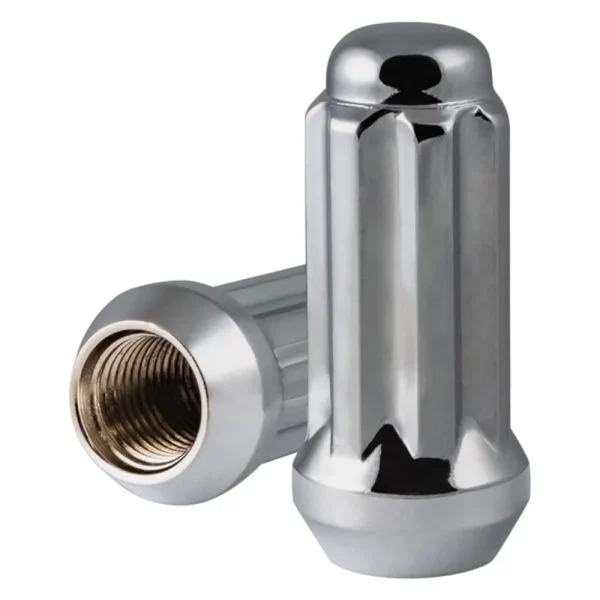RHI Automotive 9/16″ Closed End Long Spline 8 Lug 2.00″ Chrome 32 Lugs 1 Key (8748LK8-C)