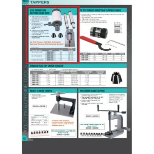 HHIP #0-1/4″ JT33 SELF REVERSING TAPPING HEAD,2 & 3 MT SHANKS & 2 COLLETS (3900-1251) - view 2