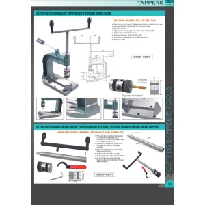 HHIP #0-1/4″ JT33 SELF REVERSING TAPPING HEAD,2 & 3 MT SHANKS & 2 COLLETS (3900-1251) - view 3