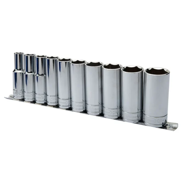 Eastwood 10pc – 1/2 Inch Drive SAE Deep Socket Set (32176)