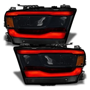Oracle Lighting 2019-2023 Dodge RAM 1500 ColorSHIFT® RGB+W Headlight DRL Upgrade Kit – Reflector LED - view 4