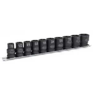 Eastwood 1/2 Inch SAE Shallow 10 Piece Impact Socket Set (32136)