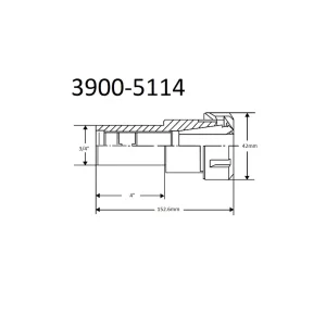 HHIP 3/4 X 4″ ER-25 STRAIGHT SHANK CHUCK EXTENSION (3900-5114) - view 3