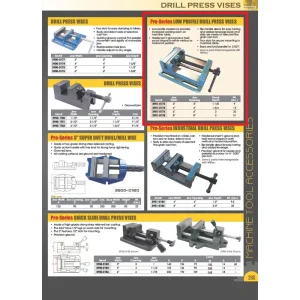 PRO-SERIES PRO-SERIES LOW PROFILE 8″ DRILL PRESS VISE (3901-0178) - view 2