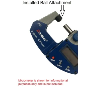 HHIP HHIP 5MM (1.969″) ANVIL DIAMETER BALL ATTACHMENT FOR MICROMETERS (4200-0135)