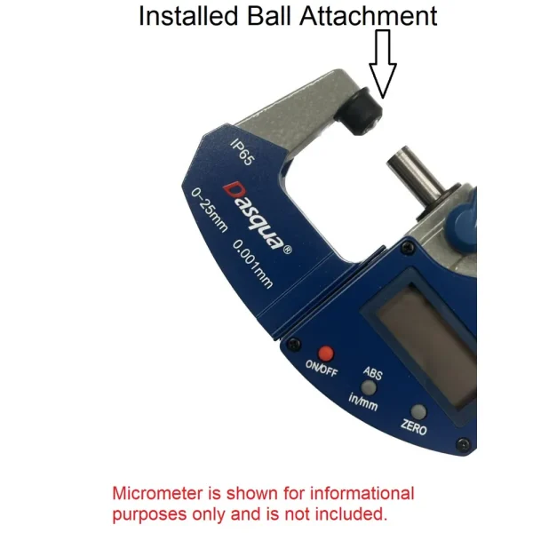 HHIP HHIP 5MM (1.969″) ANVIL DIAMETER BALL ATTACHMENT FOR MICROMETERS (4200-0135)