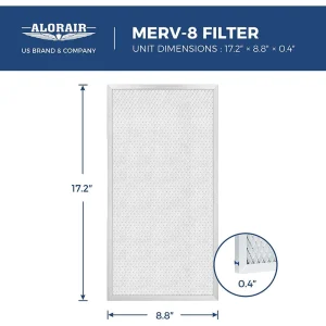 Alor Air MERV-8 Filter for Basement Dehumidifiers – Sentinel HD55, Sentinel HDi65 – Pack of 4 (AAX003VDX782) - view 2