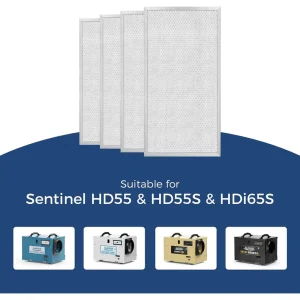 Alor Air MERV-8 Filter for Basement Dehumidifiers – Sentinel HD55, Sentinel HDi65 – Pack of 4 (AAX003VDX782) - view 3