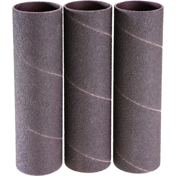 Grizzly Industrial 1-1/2″ Dia. x 5-1/2″ Hard Sanding Sleeve A80, 3 pk. (H6670)