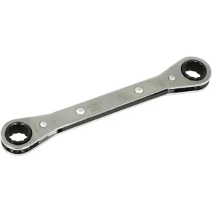 Gray Tools 1/2″ X 9/16″ 12 Point, Flat Ratcheting Box Wrench, Mirror Chrome Finish (5003T)