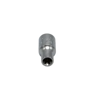 E7 TORX® socket, 1/4” square drive, satin chrome - view 3