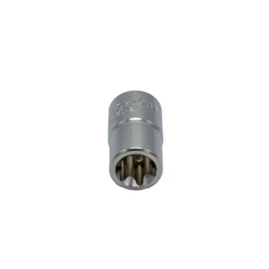 E14 TORX® socket, 3/8” square drive, satin chrome - view 3