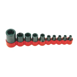 E4-E18 TORX® Socket Set, 10 pcs in vinyl holder