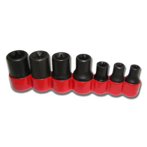 E6-E16 TORX® Socket Set 7Pcs, in vinyl holder
